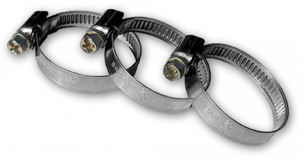 Хомут черв'ячний нержавіючий BRADAS 140-160мм, BSW2140-160/9