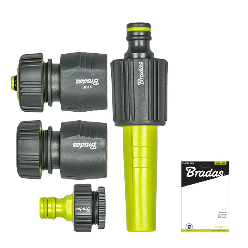 Комплект підключення з прямою насадкою, 1/2", LIME LINE SOFT, LE-S5500-12K