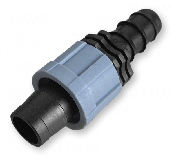 Конектор для крапельної стрічки / трубка PE 16мм, DSTA08-16L купить с доставкой