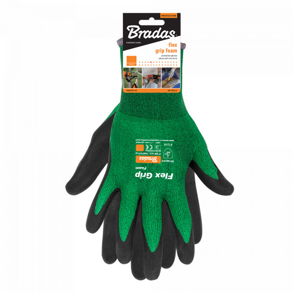 Купить рукавички захисні flex grip foam, нітрил, розмір 8, rwfgf8. Фото �2