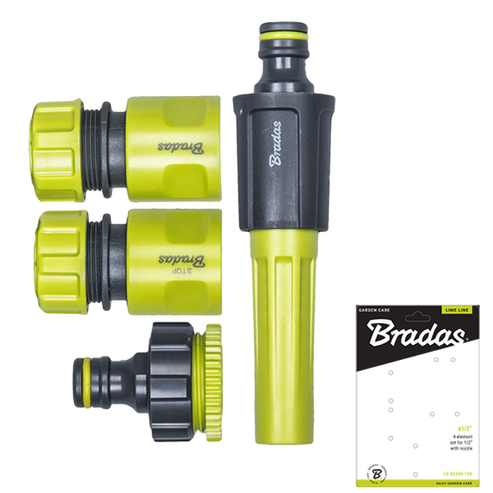 Комплект підключення з прямою насадкою, 3/4", LIME LINE, LE-05500-34K