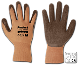 Купить рукавички захисні perfect grip brown латекс, розмір 8, rwpgbr8