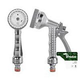 Купити 6-функціональний пістолет для поливу, металевий, white line, galaxy, wl-en502m. ✔ Швидка доставка по Україні