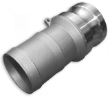 KAMLOK Тип E - Адаптер на шланг 1"- нержавіюча сталь, CGE100A/SS