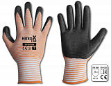 Купить рукавички захисні nitrox line нітрил, розмір 10, rwnl10