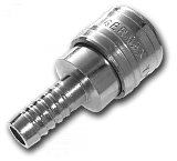 Конектор пневматичний "мама" зі штуцером під шланг 12,5 мм, STAL-CHROM, SE3-4SH/STEEL