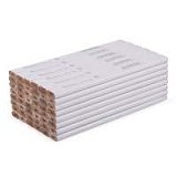 Олівець будівельний, HB 180мм, OCTAGON, білий, DIY-PCWL2OC18WH/48D
