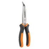 Вигнуті плоскогубці MASTER GRIP 200 мм, нікельовані, HOME & GARAGE, DIY-PL1213/8