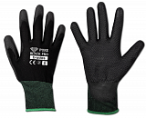 Купить рукавички захисні pure black pro поліуретан, розмір 11, rwpbcp11
