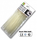 Стяжки кабельні пластикові роз'ємні 4,8x300мм NEUTRAL, TS1248300N