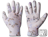 Купить рукавички захисні nitrox flowers нітрил, розмір 6, rwnf6