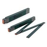 Лінійка розкладна, дерево, 2м, пружина, зелений, DIY-MFW21GR/S