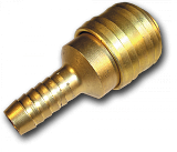 Конектор пневматичний "мама" зі штуцером під шланг 6 мм, латунь, SE2-2SH