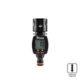 Купить лічильник витрати води з конектором та ніпелем, black line, eco-3100