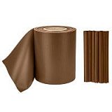 Купить стрічка для паркану 19см x 35м, 450г/м², коричнева, у картонній коробці, tob4501935br в Украине.