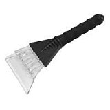 Скребок для скла, SOFT, з теплою ручкою, сірий, ICE303GY