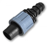 Коннектор для капельной ленты - трубки PE 16мм, DSTA08-16L купить с доставкой