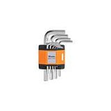 Набір шестигранних ключів HEX 1,5 - 10 мм, 9 шт., короткі, DIY-HKH31-SH/B