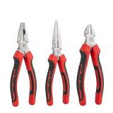 Набір плоскогубців PRO, 3 штуки, нікельовані CRV, HOME & GARAGE, DIY-PL13/1SET
