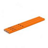 Олівець будівельний HB, SQUARE, 180мм, 3 шт., помаранчевий, DIY-PC2SQ18OR/3B